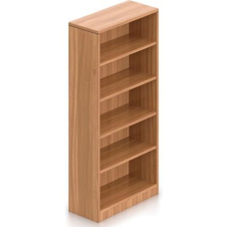 GEC Offices To Go„¢ 4 Shelf Bookcase in Walnut - Executive Modular Furniture SL71BC-AWL